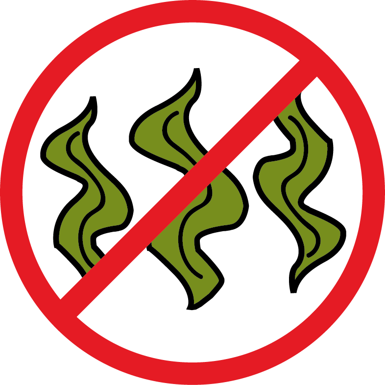 Eliminates odors